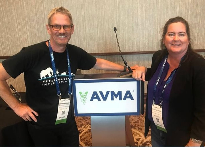 Dr Lonnie at AVMA 2024